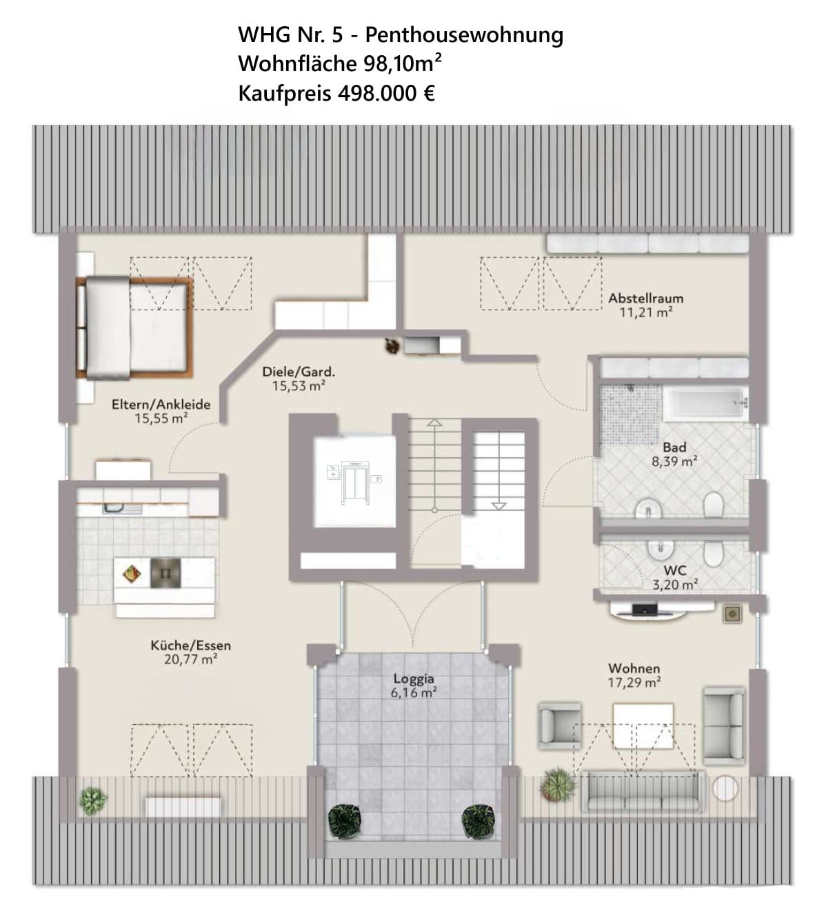 Haus A - Penthousewohnung
