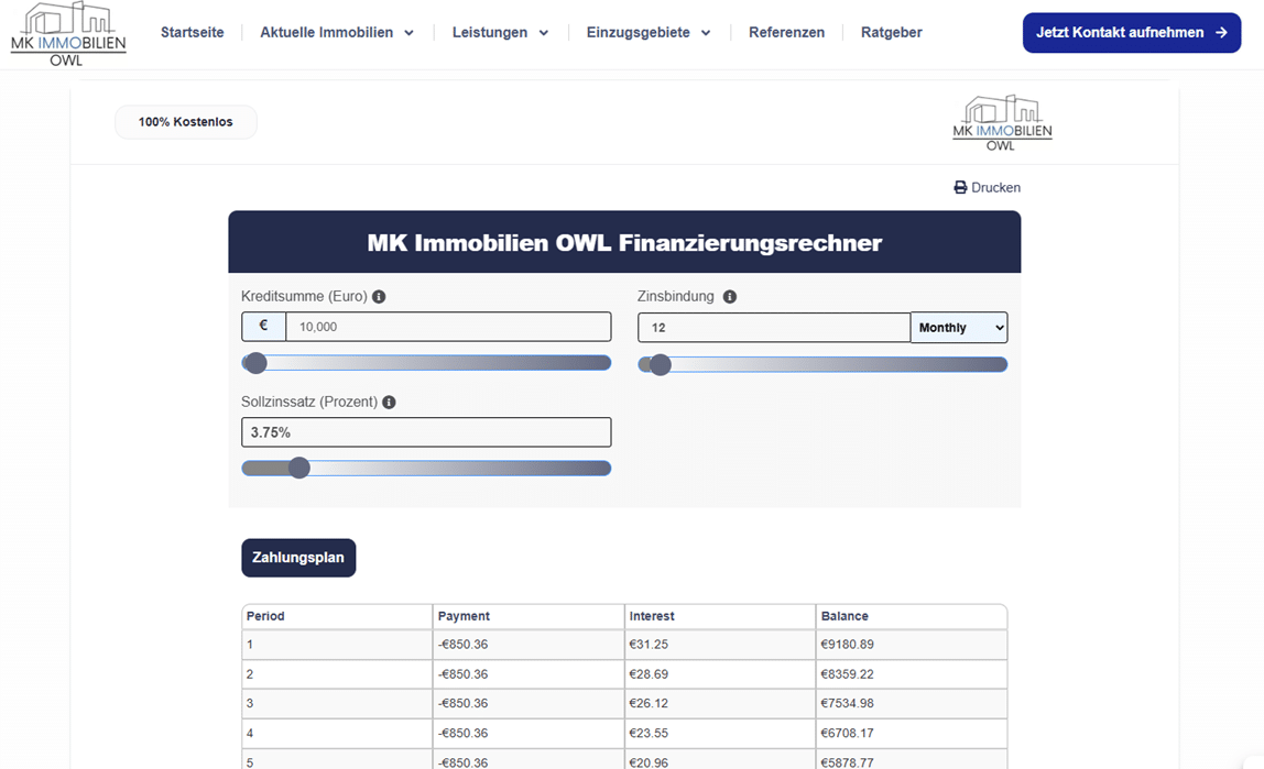 Immobilien Finanzierung — Immobilien Finanzierung